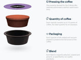 Lavazza, A Modo Mio Soave 256 Kaffeekapseln, für einen leichten und eleganckien Espresso mit aromaticschen Noten von Blumen, 100% Arabica, Intensität 5/13, średni Röstung, 16 Packungen mit je 16