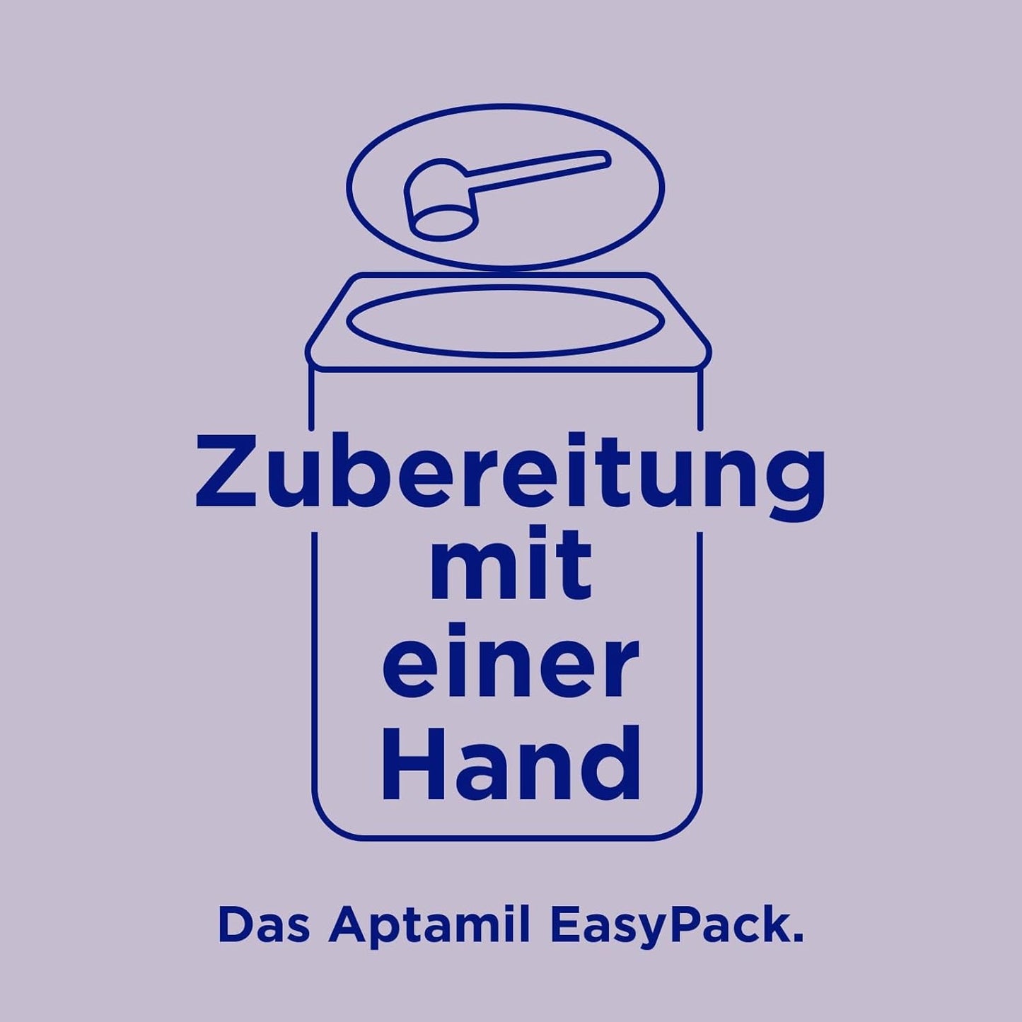 Aptamil HA 1 - Mieszanka dla niemowląt od urodzenia, z DHA, bez laktozy, bez oleju palmowego, żywność dla niemowląt, mleko w proszku, 1 x 800 g