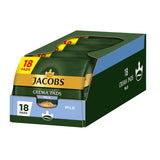 Podkładki Jacobs Crema Mild, podkładki kompatybilne z Senseo, 5 x 18 Getränke, 90 wkładek Kaffeepads