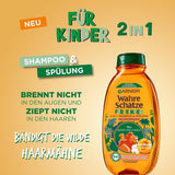 Garnier Szampon dla dzieci, do włosów wrażliwych i łatwych w rozczesywaniu, z kwiatami moreli i bawełny Garnier Prysznic i kąpiel