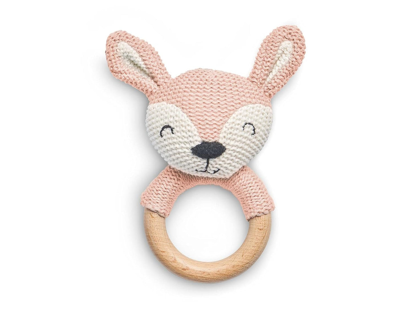Jollein 101-001-67008 Gryzak z naturalnej gumy Teddy Bear Biscuit