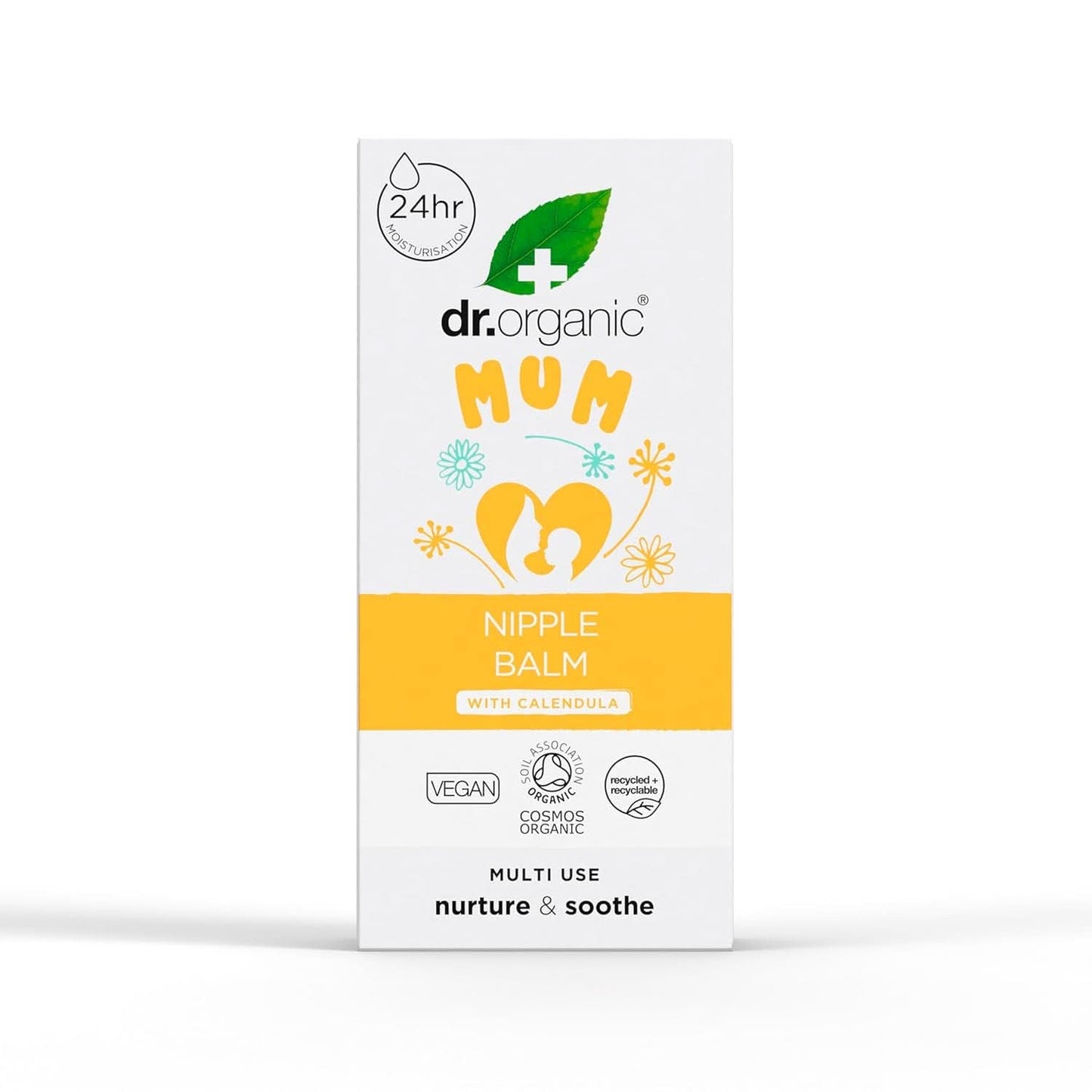 Dr Organic Balsam do sutków z nagietkiem, lanoliną, naturalną ulgą, na rany i popękane sutki, 30 ml Akcesoria Żywność i karmienie piersią Bebe Naty Shop
