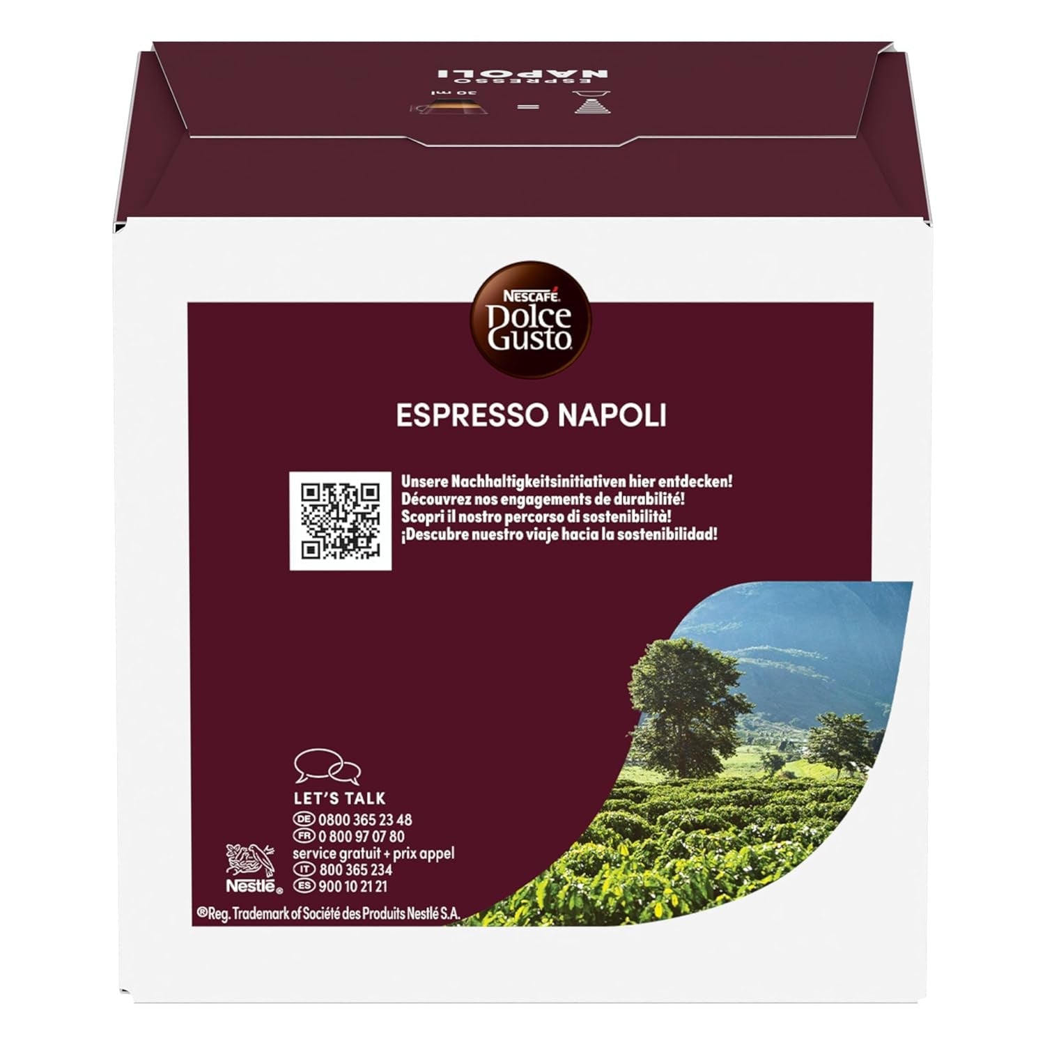 NESCAFÉ DOLCE GUSTO Inspirazione Italiana Espresso Napoli Kaffeekapseln 3-pak (3 x 16 Kapseln)