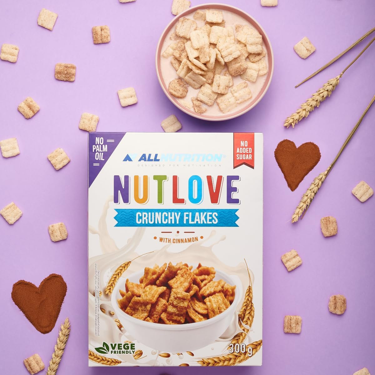 Allnutrition Nutlove Chrupiące Płatki Z Cynamonem 300G Płatki Naty Shop