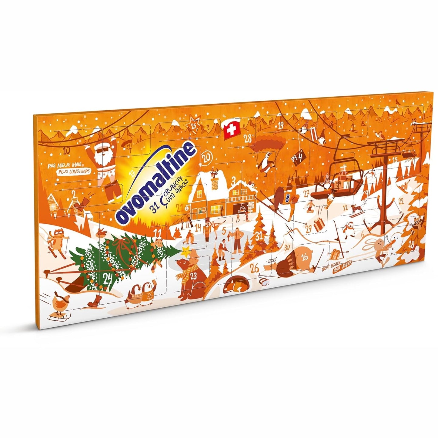 Ovomaltine OVO break Wafer and Chocolate Bar - chrupiąca przekąska o niepowtarzalnym smaku naszego popularnego Creme Crocante, naturalnie bez oleju palmowego (4 x 39g)