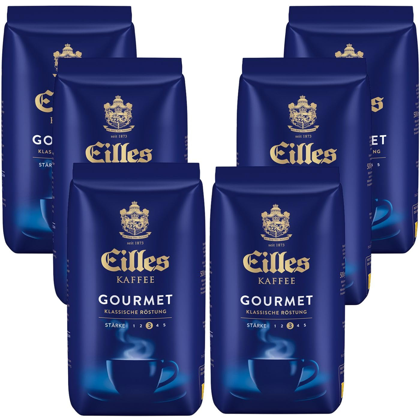 Eilles Gourmet Café Pełna fasola 500 g, opakowanie 6 sztuk