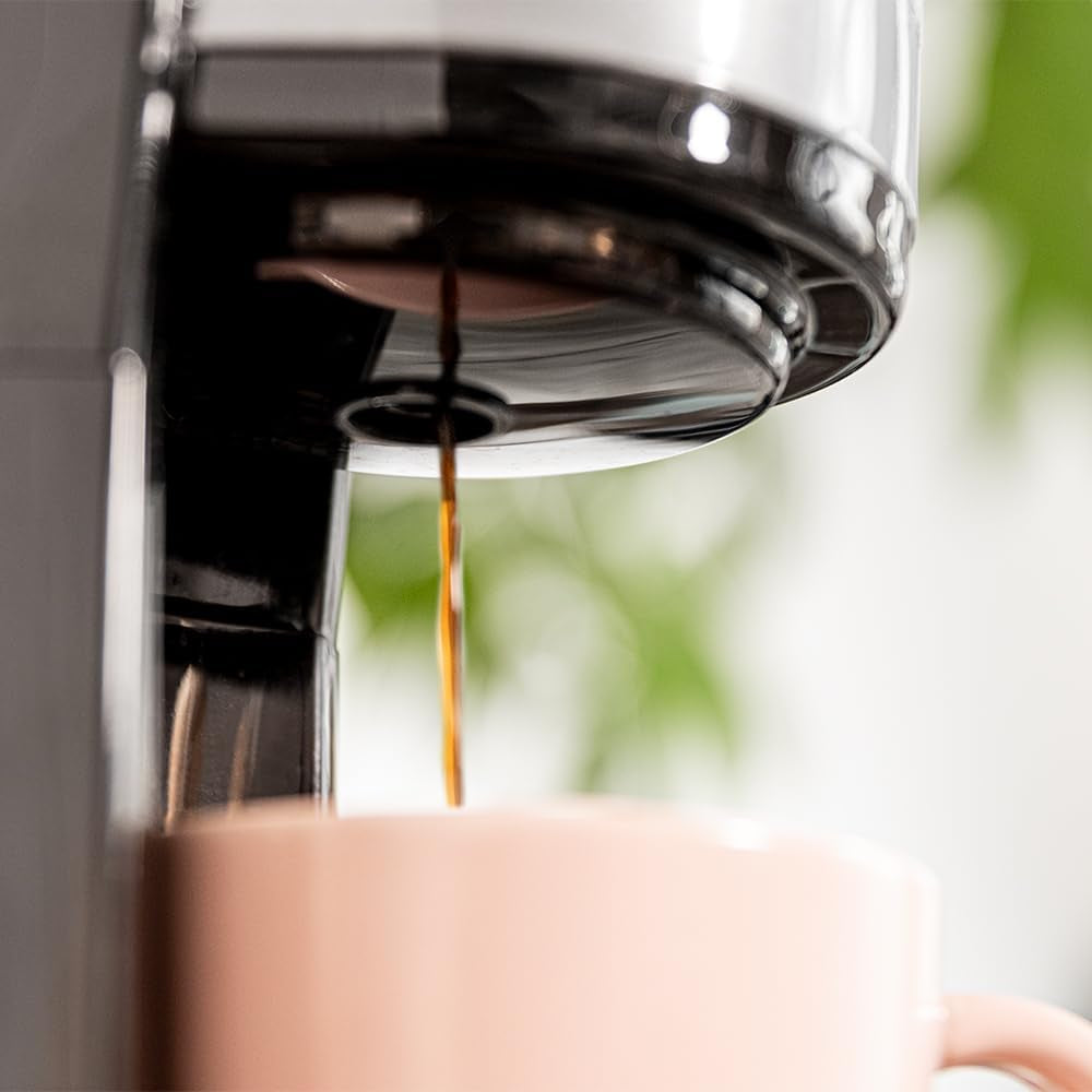 Ekspres Cecotec Coffee 66 Drop&Go z karafką termiczną, 700 W, pojemność 420 ml, szczelna wylewka, filtr stały lub papierowy, funkcja automatycznego wyłączania, pojemnik z okienkiem