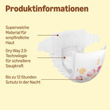 Pieluchy Amazon Ultra Dry, rozmiar 3 (4–9 kg) – pudełko miesięczne, białe, 172 sztuki (2 opakowania po 86) (dawniej Mama Bear, identyczny produkt)