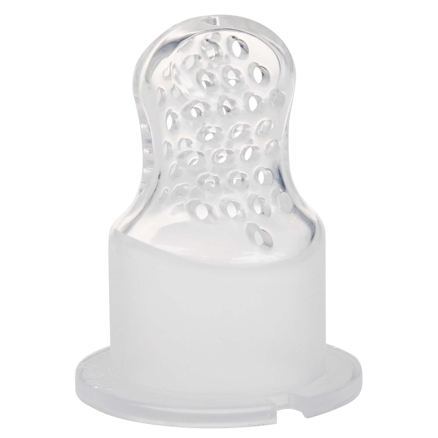 Nuby Silikonowy podajnik owoców Nibbler - Podajnik owoców dla niemowląt 6 miesięcy i małych dzieci - Gryzak do owoców, warzyw i przecierów - Bez BPA - Różowy - 6+ miesięcy