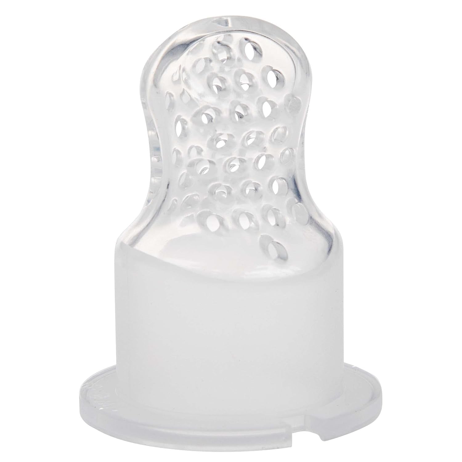 Nuby Silikonowy podajnik owoców Nibbler - Podajnik owoców dla niemowląt 6 miesięcy i małych dzieci - Gryzak do owoców, warzyw i przecierów - Bez BPA - Różowy - 6+ miesięcy