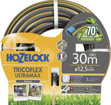Wąż HOZELOCK – Ultramax 12,5 mm x 30 m, do 70% PVC pochodzącego z recyklingu, wytrzymały, odporny na warunki atmosferyczne, odporny na skręcanie, zginanie i zgniatanie, szary