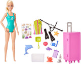 Seria Barbie „Możesz być kimkolwiek”, biolog morski, 1x lalka z blond włosami, kostium kąpielowy, delfin, akcesoria, prezent dla dzieci, zabawka w wieku 3+, HMH26