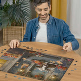 Ravensburger Puzzle 12000782 - Krowa w wannie - 1000 elementów puzzle dla dorosłych i dzieci od 14 lat, Puzzle Naty Shop