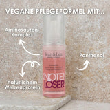 Jean & Len Knot Remover 2-fazowy spray kondycjonujący bez spłukiwania, odpowiedni do wszystkich rodzajów włosów, ułatwia rozczesywanie włosów i poprawia ich rozczesywanie, świeży zapach, ułatwia rozczesywanie, nie zawiera silikonu i parabenów, wegański, 100ml Produkty ułatwiające rozczesywanie Naty Shop