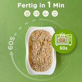 Rodzina Elfów Konjak Reis Thai Brauner Shirataki Bowl - [Diätbox für 1 Wo.] - Instant Jasmin Reis - Fertiggerichte für Mikrowelle - Natürlich Superfoods Mikronährstoffe - Vegan/Low Carb/Fettfrei - 6er Box