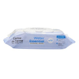 Chusteczki dla niemowląt Change Water Essential x70 - Kosmetyki z włókien roślinnych - 99% wody ultra oczyszczonej - Higiena od urodzenia - Zamykana pokrywka