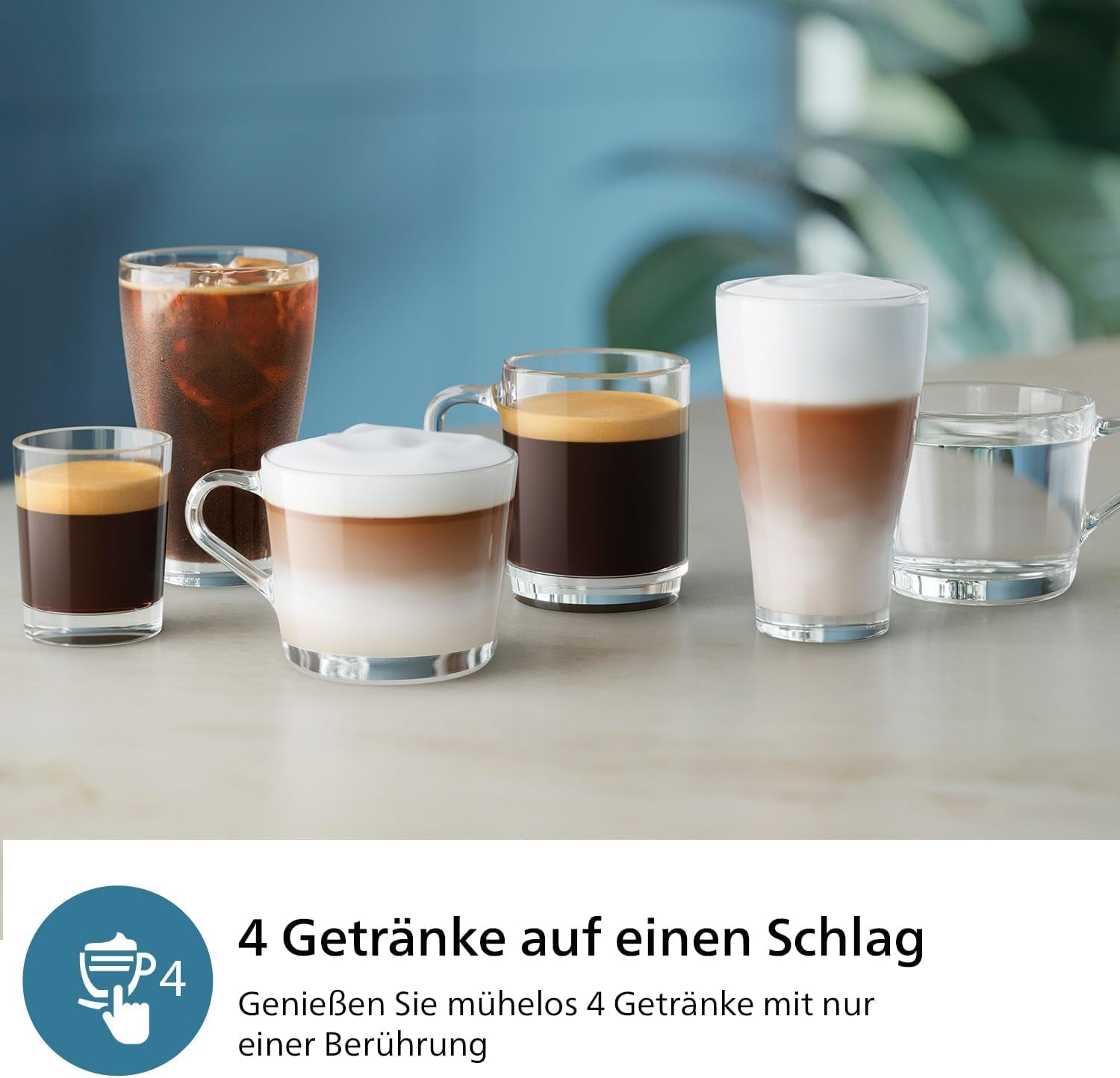 Ekspres automatyczny PHILIPS seria 2300 - 4 napoje, nowoczesny kolorowy ekran dotykowy, system przygotowania mleka LatteGo, SilentBrew, młynek 100% ceramiczny, filtr AquaClean. Czarny matowy (EP2330/10)