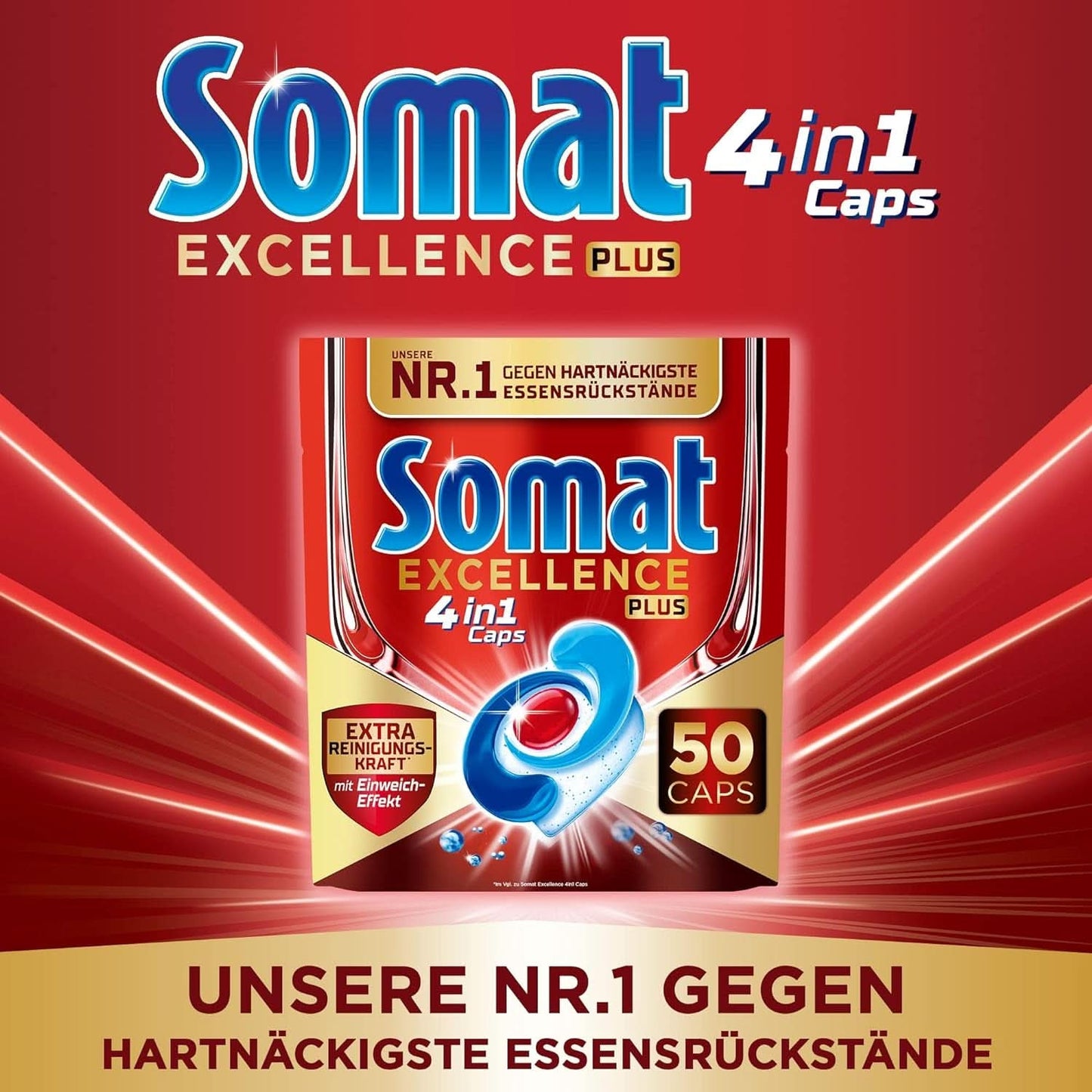 Somat Excellence plus kapsułki 4w1 (50 kapsułek), tabletki do zmywarki Naty Shop