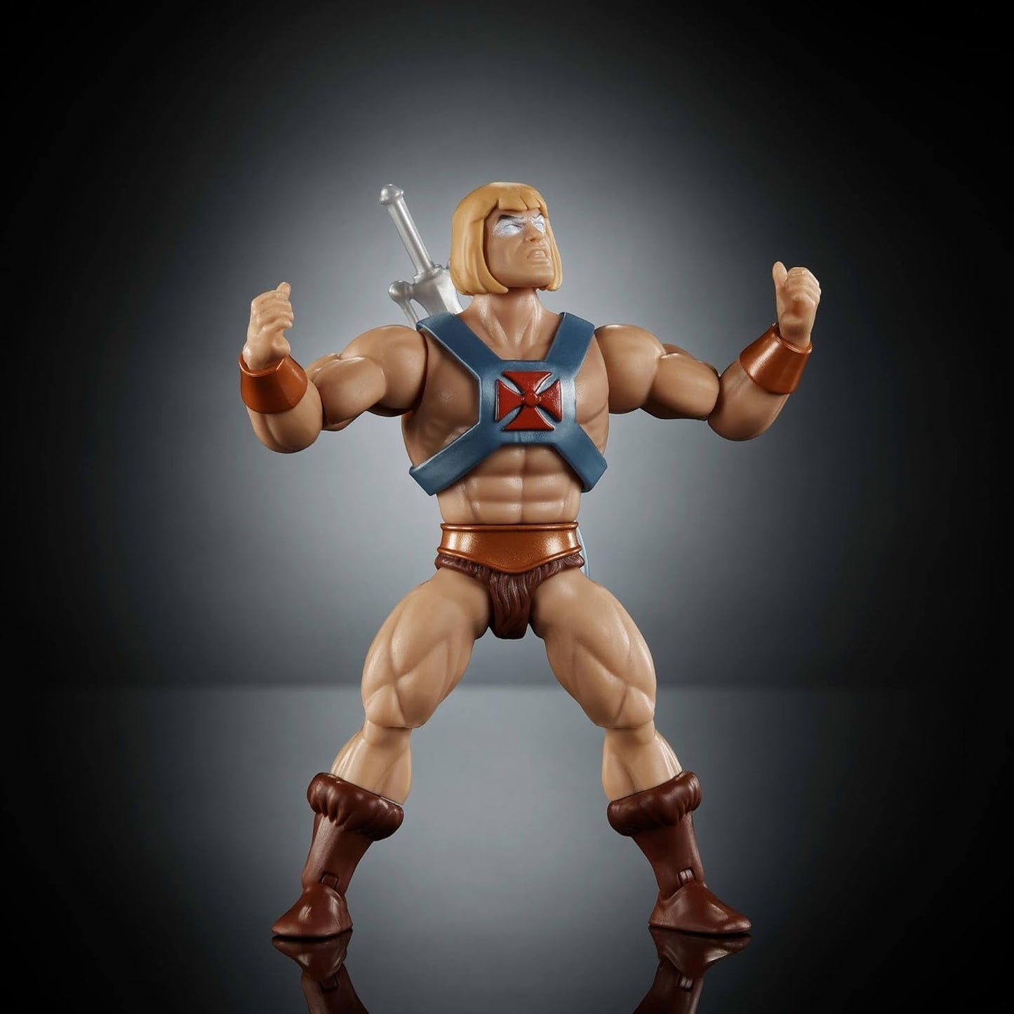 Masters of the Universe Origins Figurka Faker z kolekcji kreskówek, około 14 cm wzrostu, duplikat He-Mana z serialu telewizyjnego z lat 80., szczegółowy projekt i 16 punktów ruchu, JBM82 Figurki Naty Shop