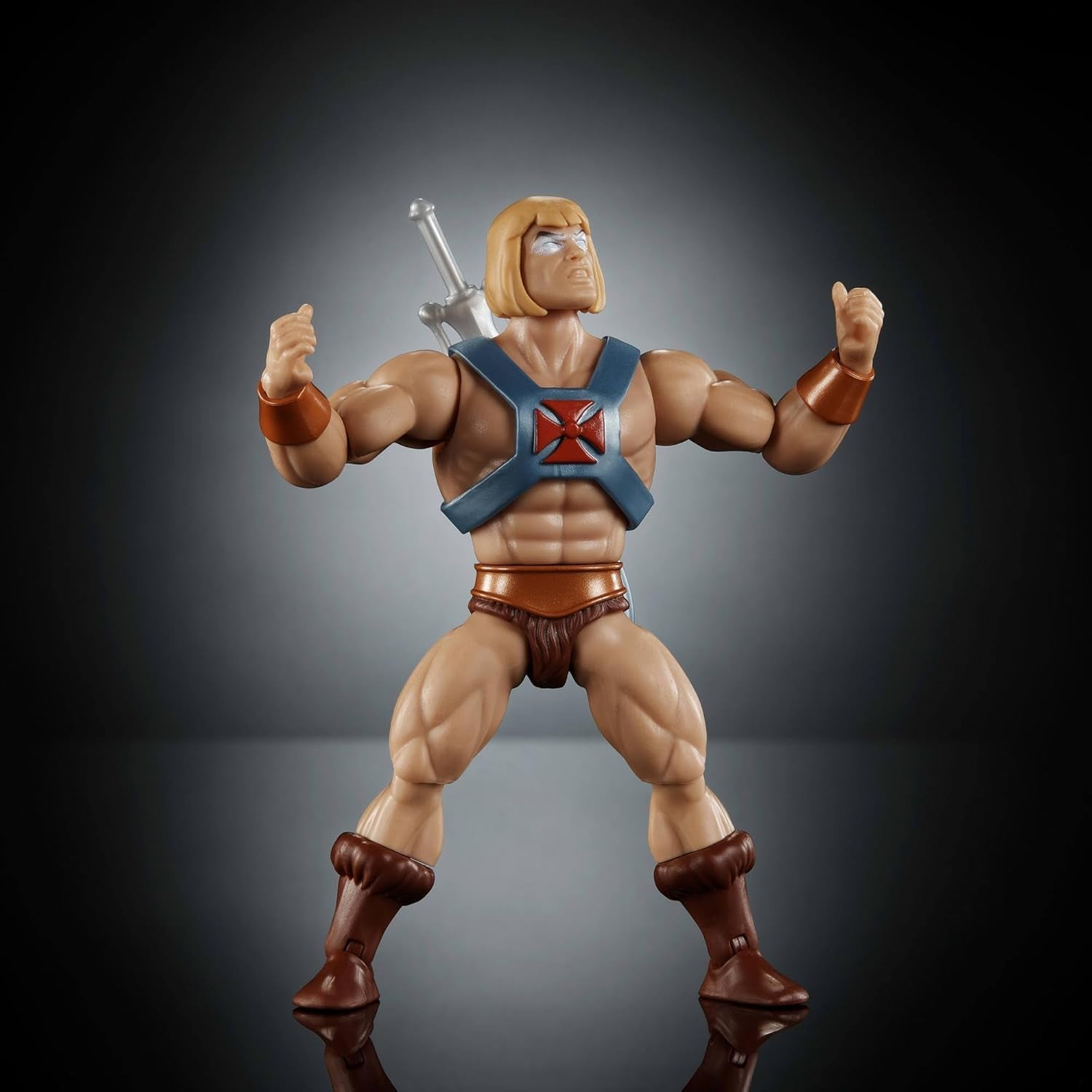 Masters of the Universe Origins Figurka Faker z kolekcji kreskówek, około 14 cm wzrostu, duplikat He-Mana z serialu telewizyjnego z lat 80., szczegółowy projekt i 16 punktów ruchu, JBM82 Figurki Naty Shop