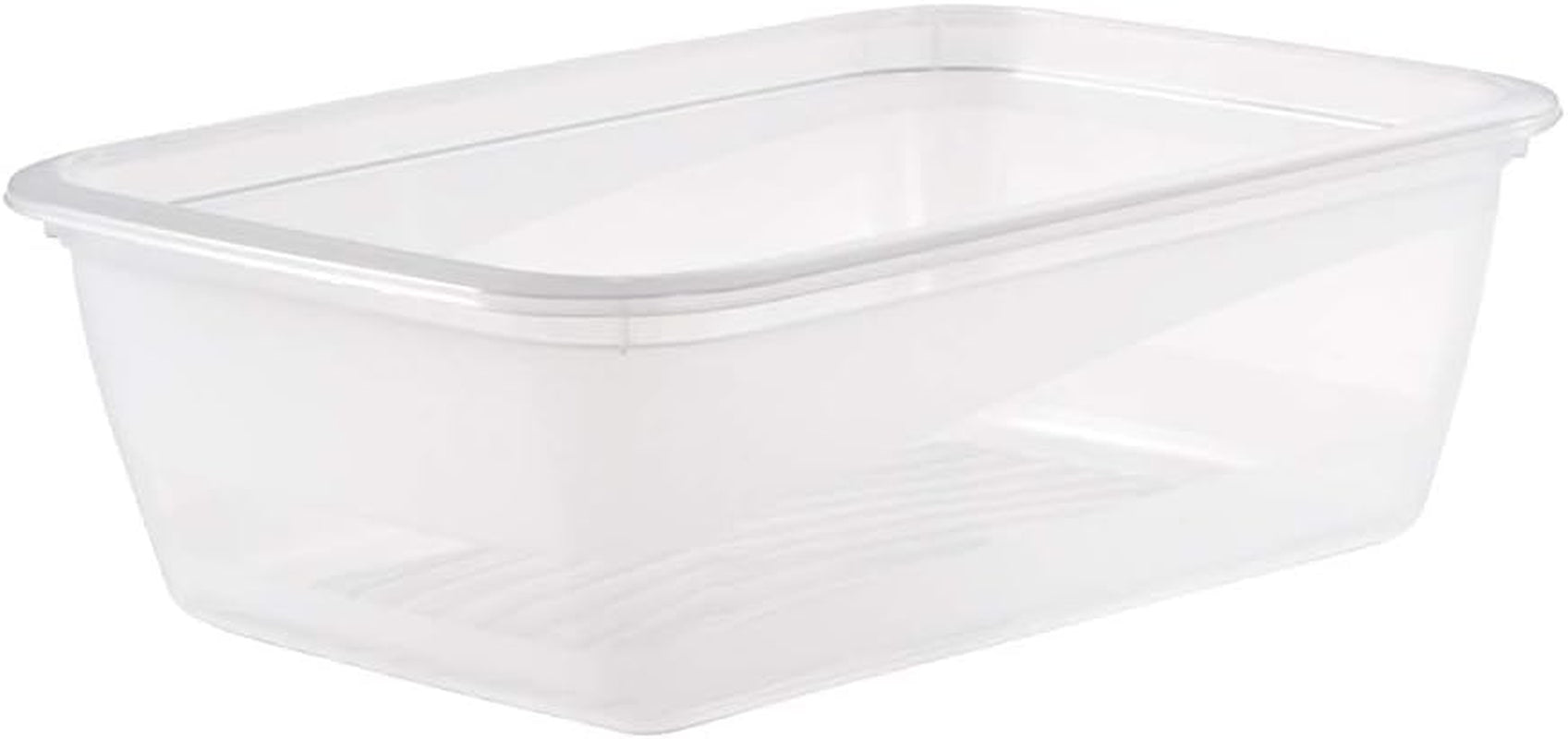 Zestaw 3 słoików do przechowywania żywności Kekeeper, 3 x 1,25 l, 20,5 x 15,5 x 6,5 cm, Fredo Fresh, przezroczysty niebieski Pudełka do przechowywania żywności Naty Shop