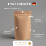 Organiczna herbata Yerba Mate Oryginalna 1 kg sypka herbata Mate o wysokiej zawartości kofeiny Niepalona, ​​suszona na powietrzu Liście mate testowane laboratoryjnie Pakowane w Niemczech Najwyższa jakość Gräfenhof