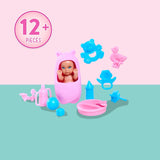 Simba Steffi Love Welcome Baby 29cm Steffi w ciąży 12 sztuk akcesoriów do odgrywania ról Modna lalka z 4cm laleczką bobas zabawka dla dzieci w wieku 3+