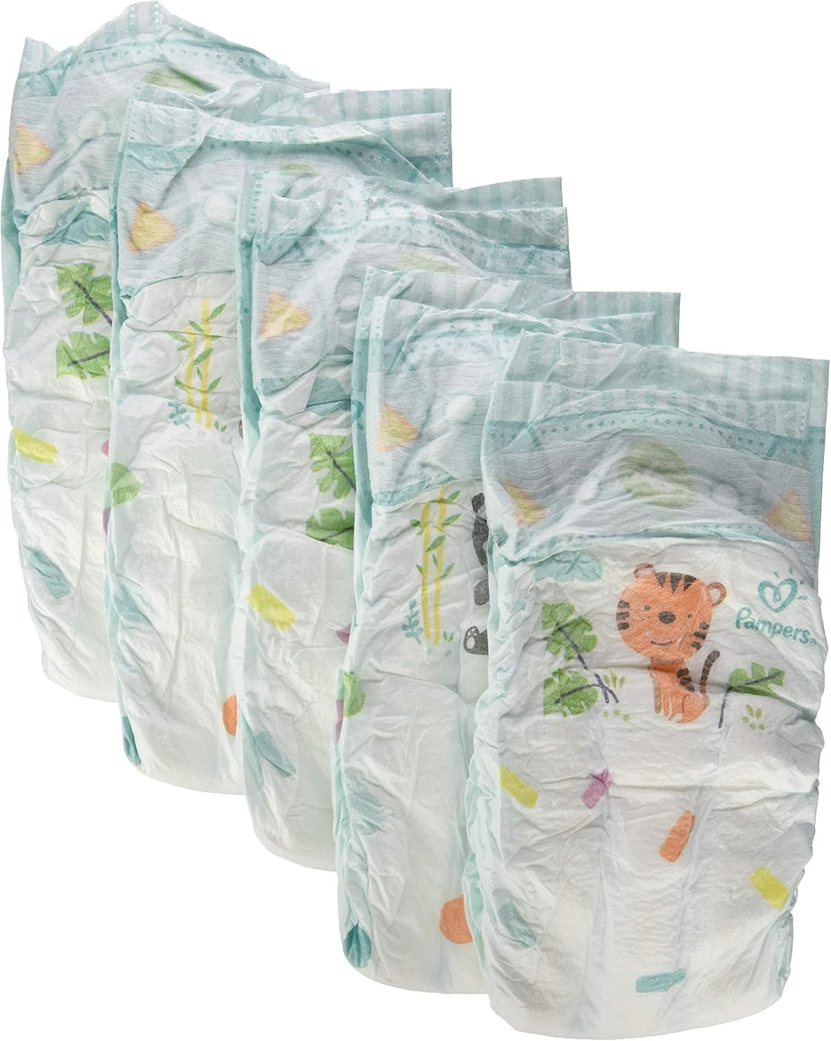 Pieluszki Pampers 81657566 Spodnie Baby-Dry, białe