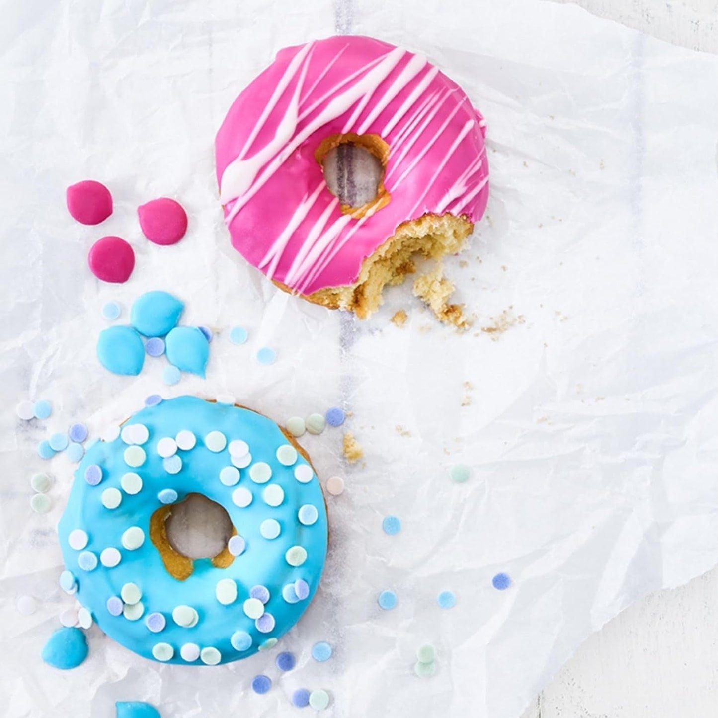 Birkmann, Easy Baking, Donutblech, Backform Für 6 Donuts, Mit Hochwertiger Antihaftbeschichtung, Ø 9 Cm, Mit Rezept, 881631 Formy i blachy do pieczenia Naty Shop