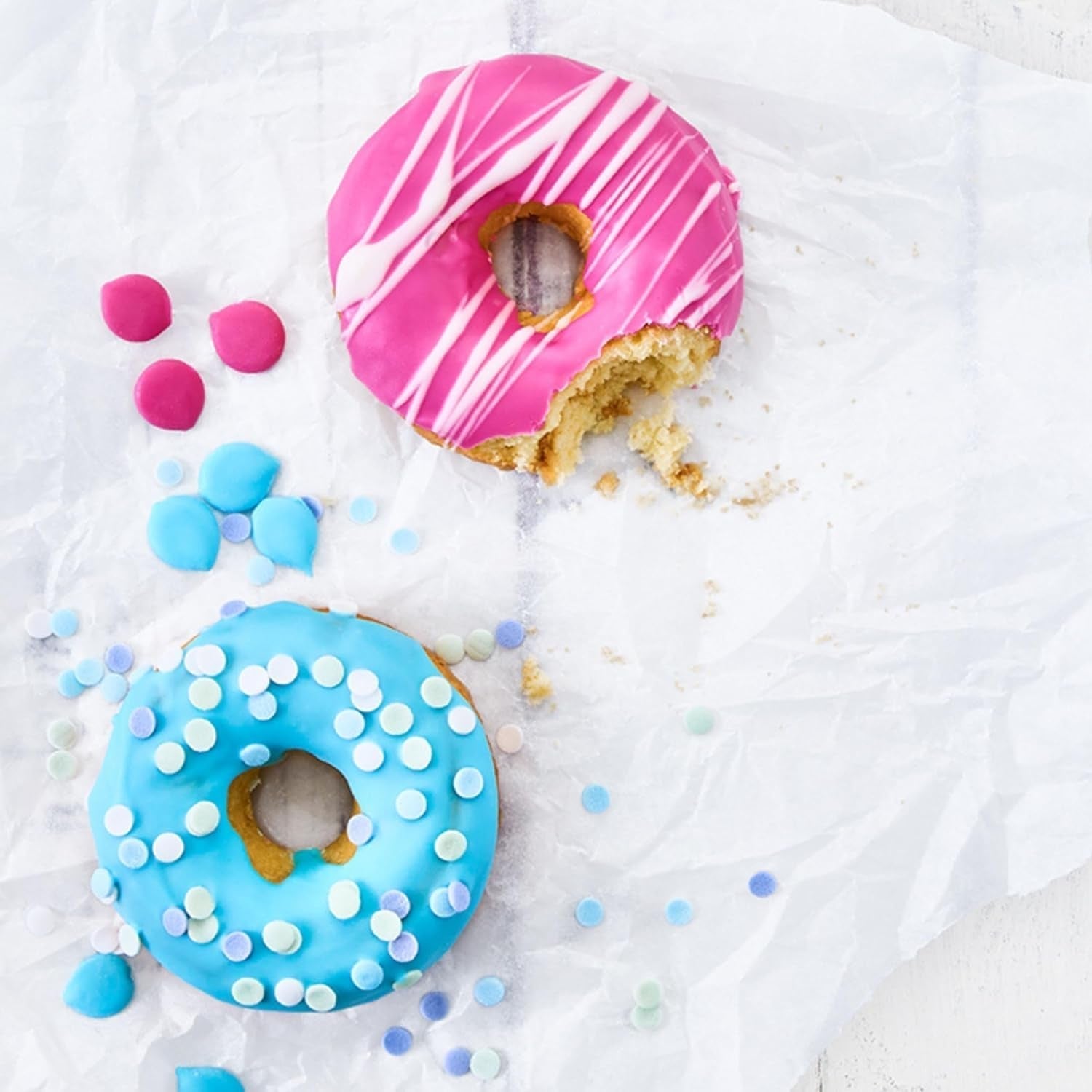 Birkmann, Easy Baking, Donutblech, Backform Für 6 Donuts, Mit Hochwertiger Antihaftbeschichtung, Ø 9 Cm, Mit Rezept, 881631 Formy i blachy do pieczenia Naty Shop