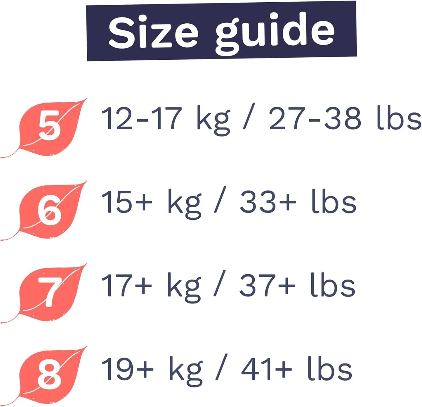 Majtki ekologiczne, rozmiar 7 (17kg+), 16szt, bielizna jednorazowa dla skóry wrażliwej i alergicznej, bezzapachowa, ściągana z boku
