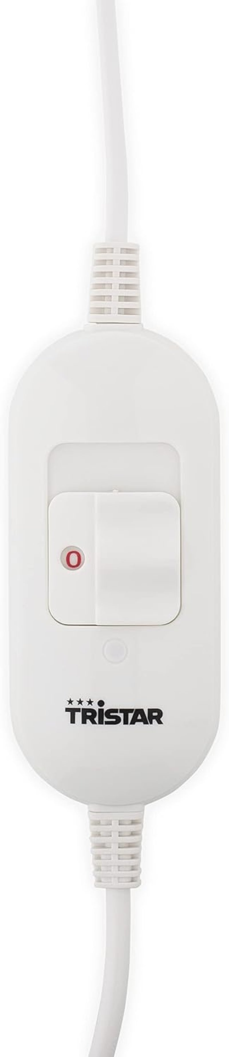 Koc termiczny Tristar - elektryczny koc polarowy, 2 poziomy ogrzewania, można prać w pralce, 150 x 80 cm, BW-4753 Kołdry i kołdry Naty Shop