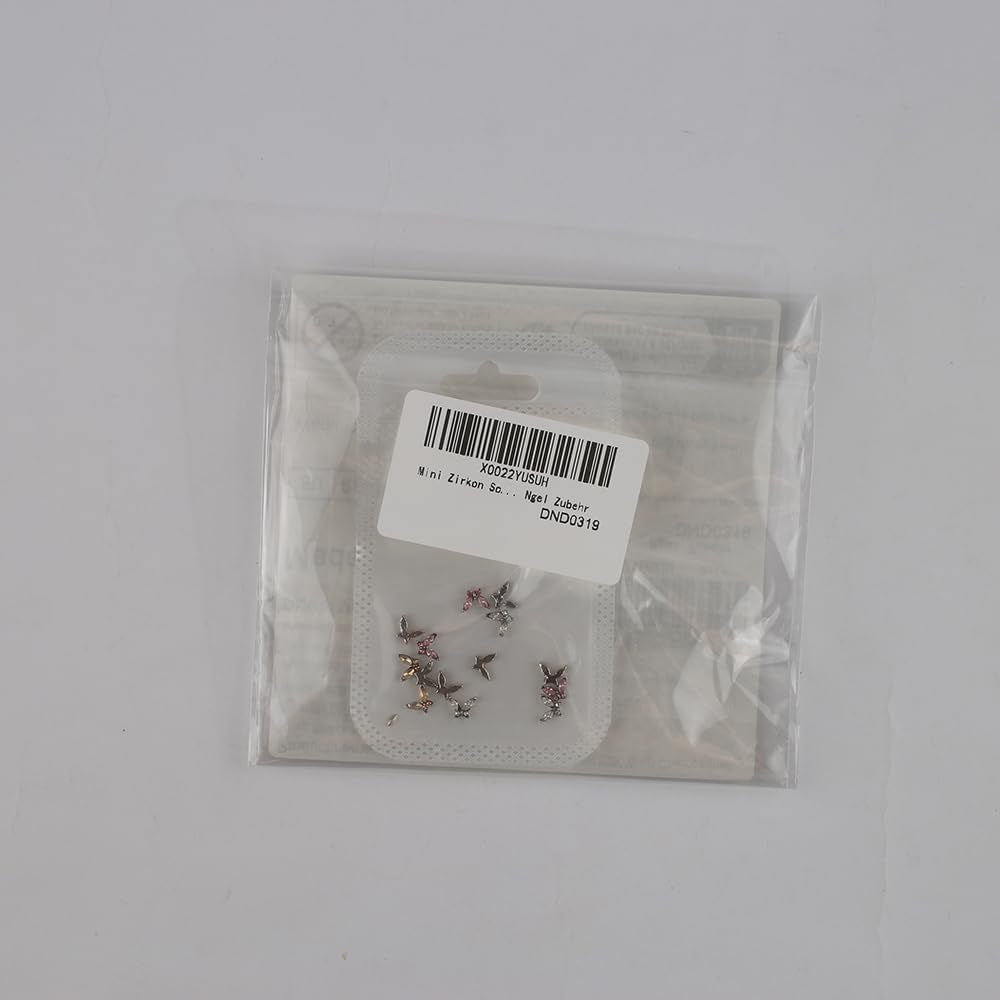 Mini motyl cyrkon breloczki do paznokci Y2K biały szampański różowy Rhinestone kryształowy breloczek motylkowy paznokcie 3D motylkowy wzór paznokci breloczki motylkowe paznokcie dekoracje zdobienie paznokci breloczki akcesoria do paznokci