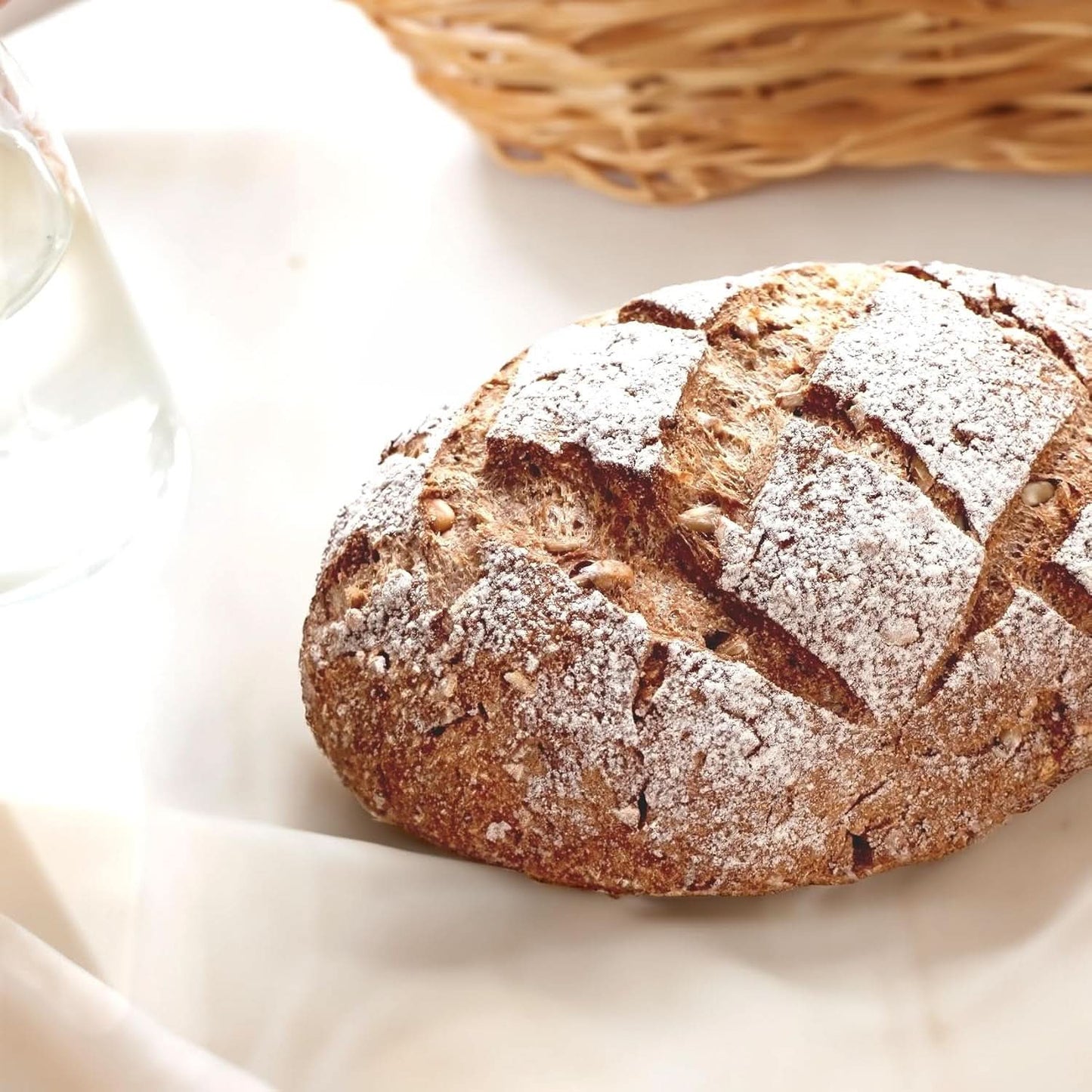 MIESZANKA CHLEBA NIŻEJ WĘGLOWODANÓW, keto, wegańska i bezglutenowa alternatywa chleba białkowego bez soi i zbóż Naty Shop Kitchen