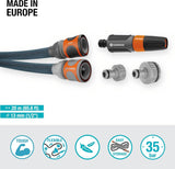 Zestaw Gardena Liano Xtreme 1/2 cala 20 m: wyjątkowo wytrzymały tekstylny wąż ogrodowy z lekkim, odpornym na warunki atmosferyczne wężem wewnętrznym z PVC (18470-20)
