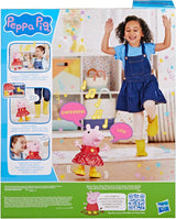 Świnka Peppa Lalka Peppy z błotnistą kałużą - wersja niemiecka, różowe lub różowe lalki Naty Shop