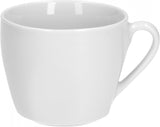 Serwis kawowy Van Well Lilli na 12, 36-częściowy, kwadratowy zestaw obiadowy z białej porcelany z zaokrąglonymi krawędziami do idealnie zaaranżowanego stolika kawowego - można myć w zmywarce