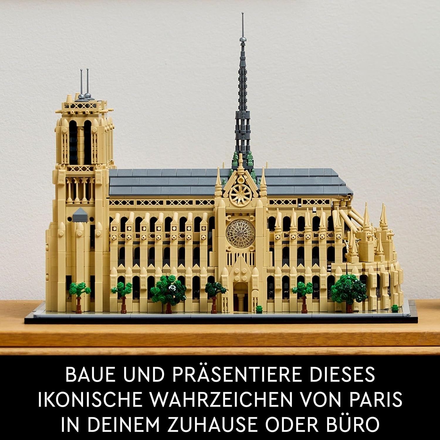 LEGO Architecture Notre-Dame De Paris, kolekcja dla dorosłych, pamiątka z Francji, prezent dla kobiet, mężczyzn, globtroterów i miłośników historii, model architektoniczny 21061 zestawy do budowania Besuche w sklepie LEGO