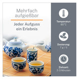 Ti Guan Yin Bio Oolong Tea 100g - Wysokiej jakości organiczna herbata Oolong z Chin - Wu Long (klasa ceremonialna) - Dla miłośników i koneserów herbaty - Mycupoftea