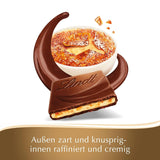 Batonik Crème Brûlée Lindt Czekolada Kreacja | Nadzienie Crème Brûlée z chrupiącym karmelem, oblane najlepszą mleczną czekoladą | Tabliczka czekolady | Prezent czekoladowy, 150g