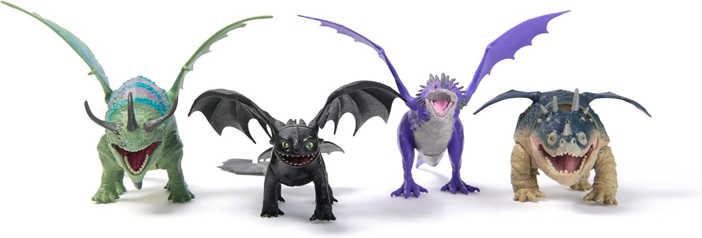 Dreamworks Jak wytresować smoka Długość 22 cm Podstawowy smok Bezzębna figurka zabawka dla dzieci w wieku 4+ Figurki Naty Shop