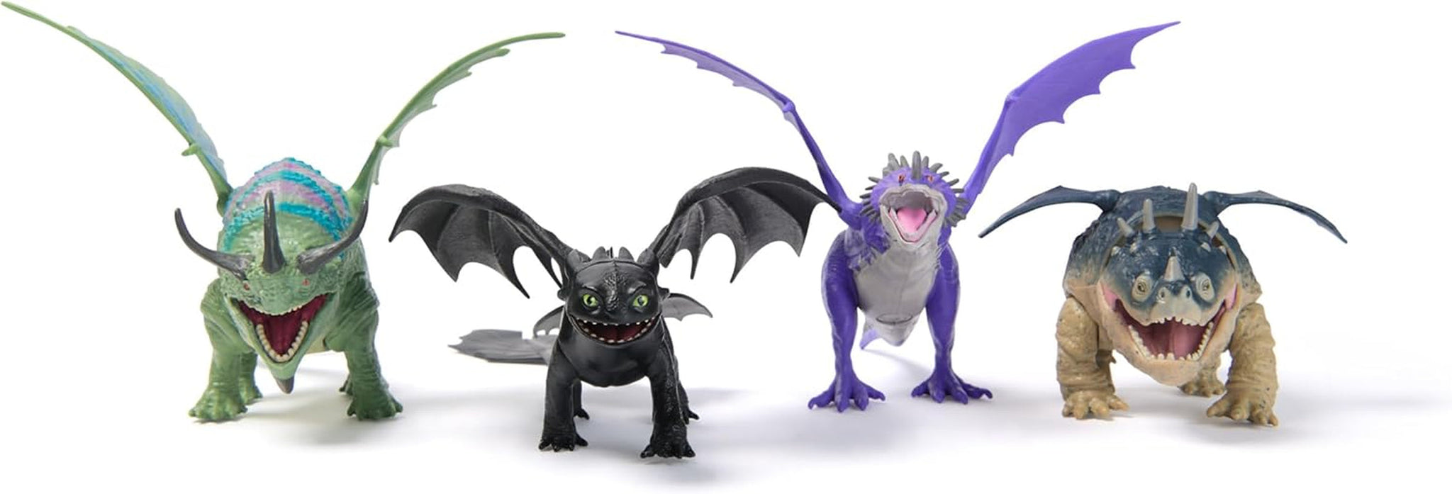 Dreamworks Jak wytresować smoka Długość 22 cm Podstawowy smok Bezzębna figurka zabawka dla dzieci w wieku 4+ Figurki Naty Shop