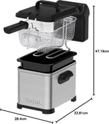 Tefal Family Pro Access 4.0L, 3000 W, półprofesjonalny, z olejem, wyjmowanym zbiornikiem oleju, technologią strefy chłodzenia Urządzenia Naty Shop
