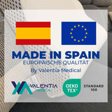 Valentia Medical Memory Foam Poduszka podtrzymująca szyję Ortopedyczna poduszka przeciwbólowa szyi Poduszka pod szyję z pianki Memory Ultra miękka, zmywalna osłona Poduszki ortopedyczne szyjki macicy Naty Shop