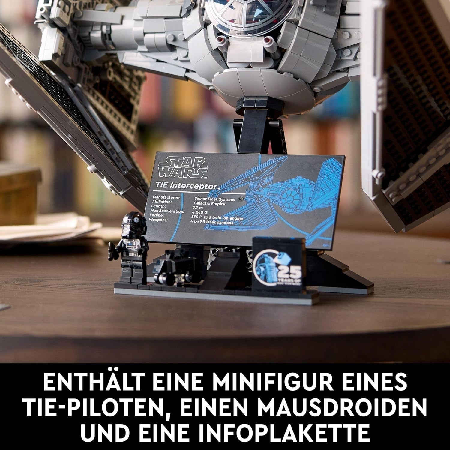 LEGO Star Wars Tie Interceptor Ultimate Collector Series Zestaw do kreatywnego budowania dla dorosłych Starfighter Model z klocków Prezent dla fanów Kolekcjonerski zestaw Ucs 75382 Zestawy do budowania Kup w sklepie LEGO