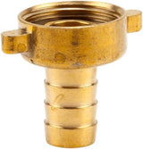 Gardena Mosiężna złączka do węża, 2-częściowa: wysokiej jakości mosiężna złączka, gwint 26,5 mm (G 3/4"), do węży 1/2" (13 mm) (7140-20)