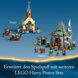 LEGO Harry Potter Chatka Hagrida: Niespodziewana wizyta Zestaw z 5 minifigurkami i 2 figurkami zwierząt, prezent dla kobiet i mężczyzn, magiczna zabawka przygodowa, zestaw fantasy 76428 Zestawy do budowania Beuche den LEGO-Store