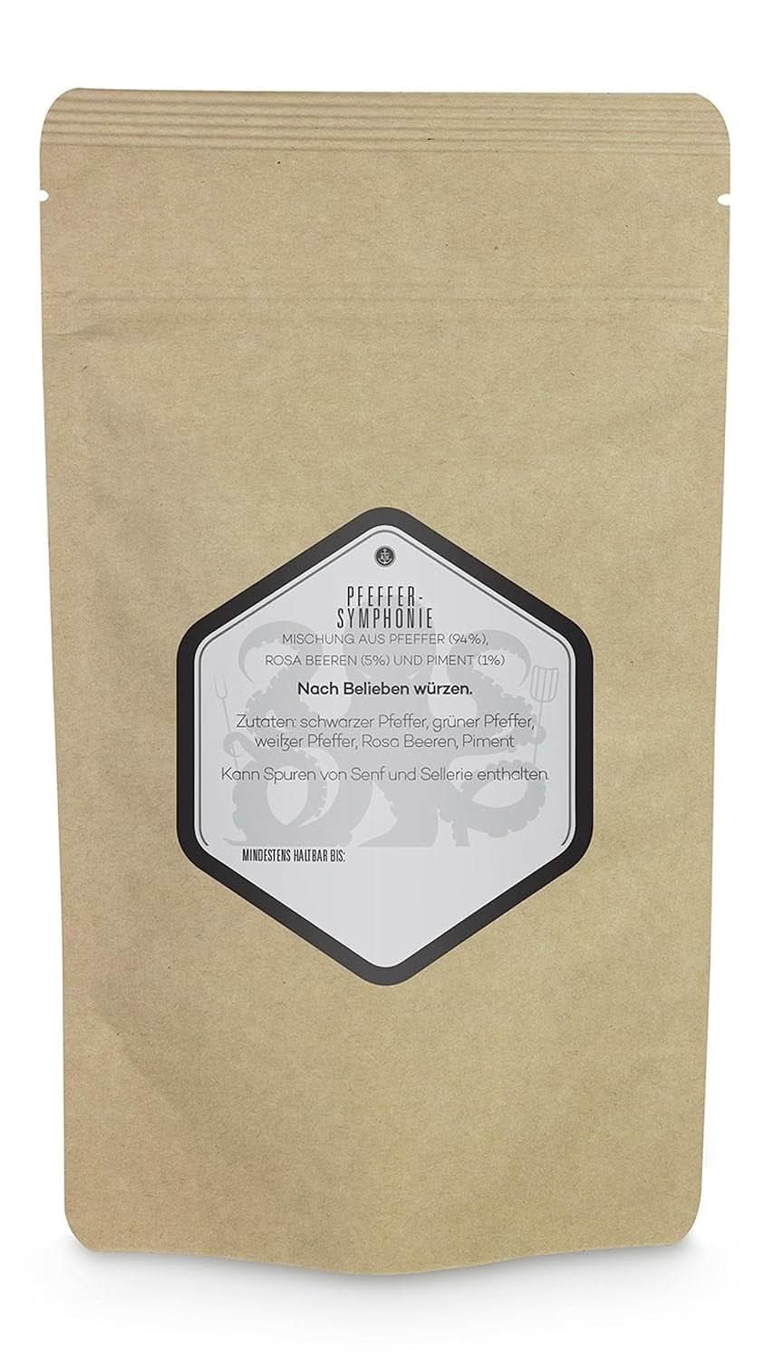 Ankerkraut Symphonie, mieszanka pieprzowa do przyprawiania aromatem i smakiem, 140 gramów Przyprawy Naty Shop