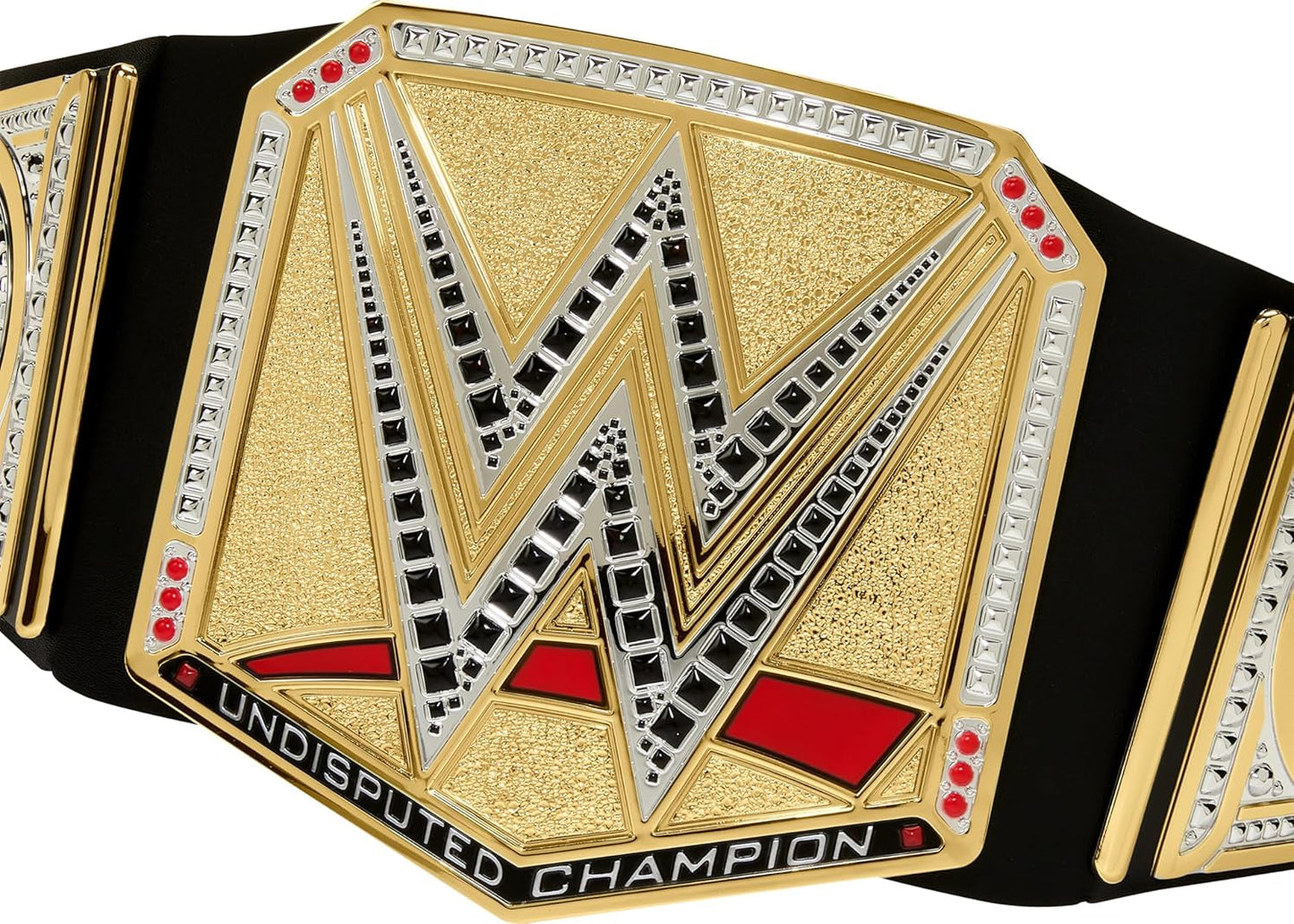 Mattel Mattel Pas mistrzowski WWE, niekwestionowane odgrywanie ról i kostium WWE Universal Championship, ok. Pasek ze sztucznej skóry o długości 100 cm z unikalnym dopasowaniem, figurki HYJ35 Naty Shop