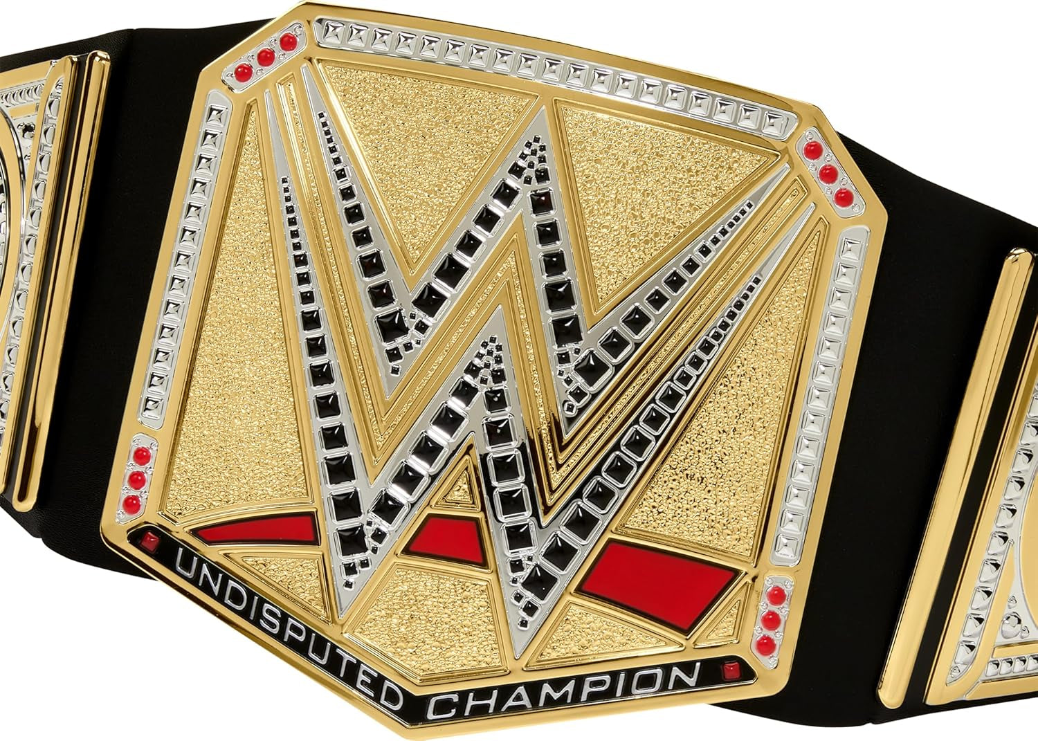 Mattel Mattel Pas mistrzowski WWE, niekwestionowane odgrywanie ról i kostium WWE Universal Championship, ok. Pasek ze sztucznej skóry o długości 100 cm z unikalnym dopasowaniem, figurki HYJ35 Naty Shop